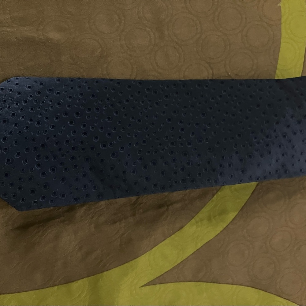 Elegant Navy Blue Textured Tie
